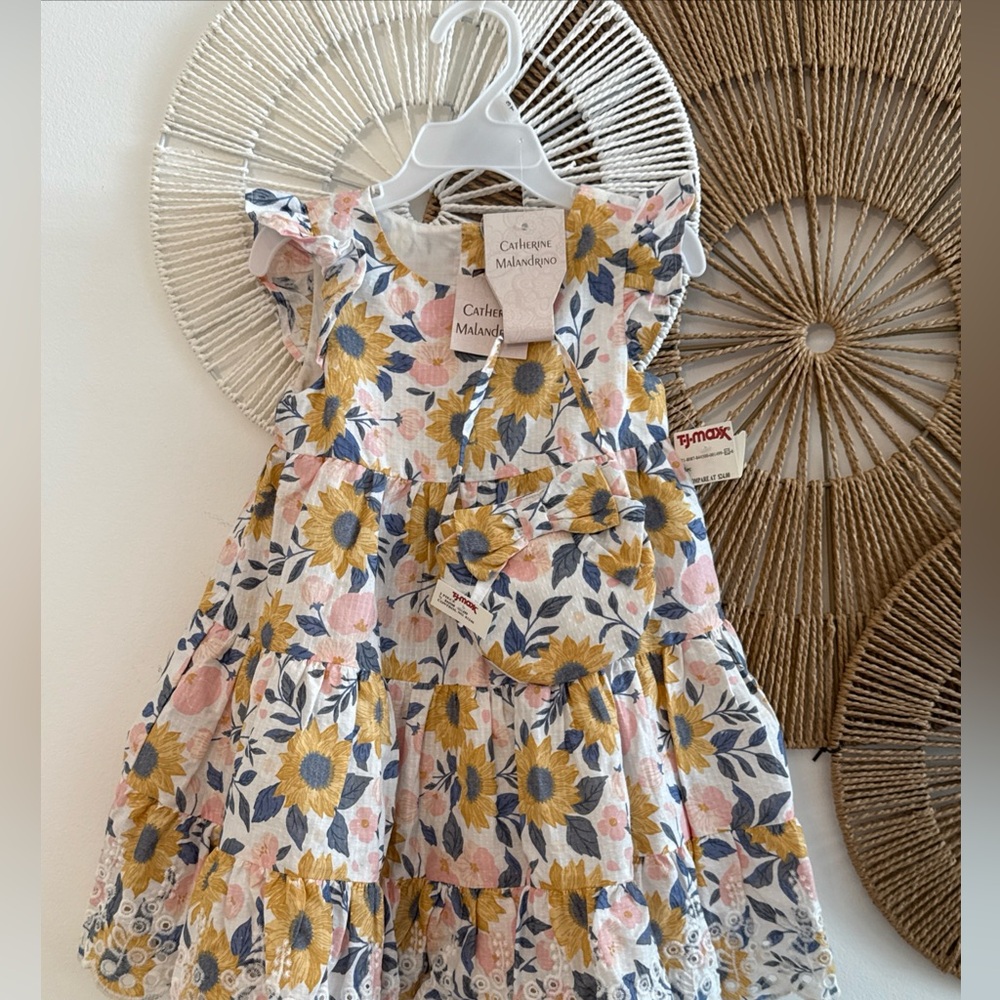 Catherine Malandrino Kids Dress - Yellow, Blue, Pink Floral